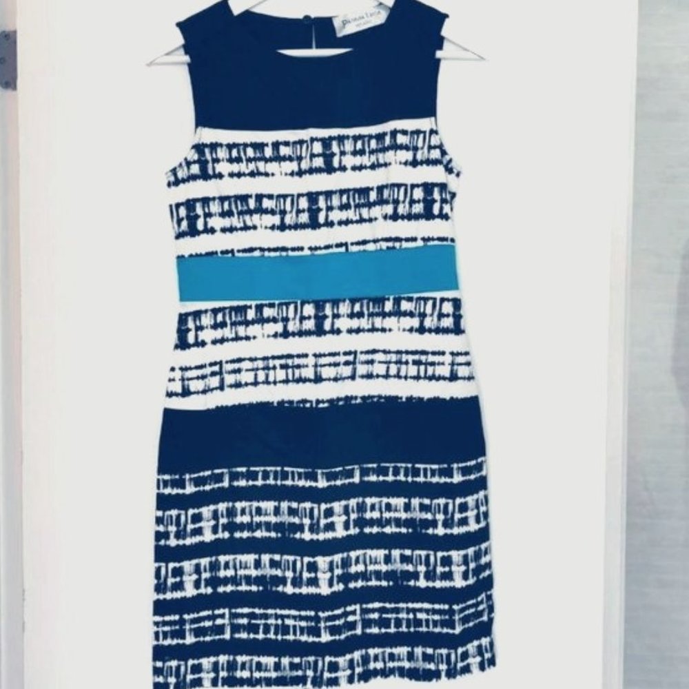 New Patrizia Luca Milano sleeveless shift Dress